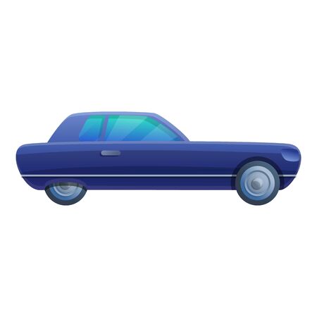 Old car icon. Cartoon of old car vector icon for web design isolated on white backgroundのイラスト素材