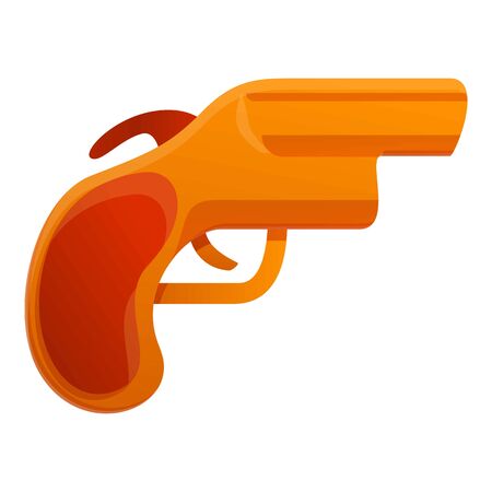 Signal revolver icon. Cartoon of signal revolver vector icon for web design isolated on white backgroundのイラスト素材
