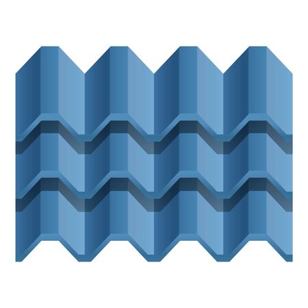 Home roof icon. Cartoon of home roof vector icon for web design isolated on white backgroundのイラスト素材