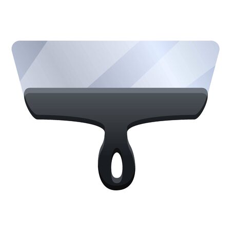 Scraper putty knife icon. Cartoon of scraper putty knife vector icon for web design isolated on white backgroundのイラスト素材