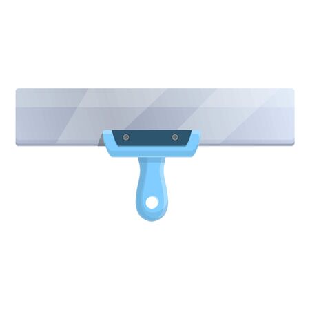 Wall putty knife icon. Cartoon of wall putty knife vector icon for web design isolated on white backgroundのイラスト素材