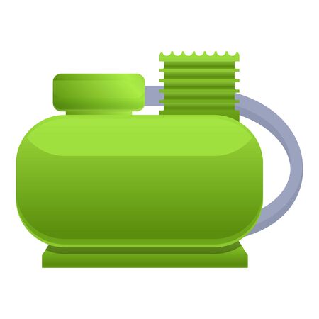 Air compressor equipment icon. Cartoon of air compressor equipment vector icon for web design isolated on white backgroundのイラスト素材