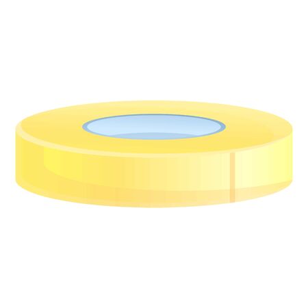 Stick tape icon. Cartoon of stick tape vector icon for web design isolated on white backgroundのイラスト素材