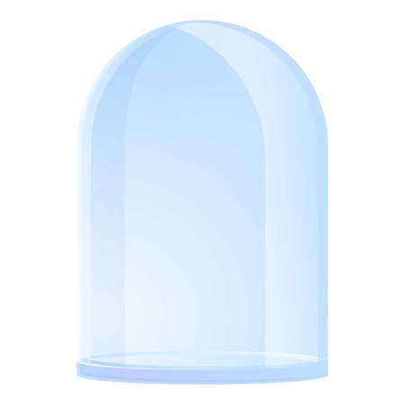 Crash protective glass icon. Cartoon of crash protective glass vector icon for web design isolated on white backgroundのイラスト素材