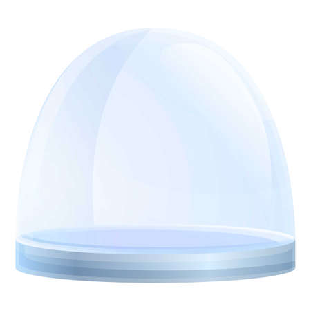 Anti protective glass icon. Cartoon of anti protective glass vector icon for web design isolated on white backgroundのイラスト素材