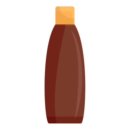 Groomer conditioner bottle icon. Cartoon of groomer conditioner bottle vector icon for web design isolated on white backgroundのイラスト素材
