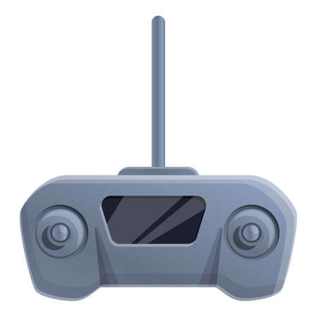 Joystick remote control icon. Cartoon of joystick remote control vector icon for web design isolated...