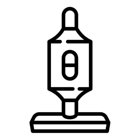 Industrial vacuum cleaner icon. Outline industrial vacuum cleaner vector icon for web design isolated on white backgroundのイラスト素材