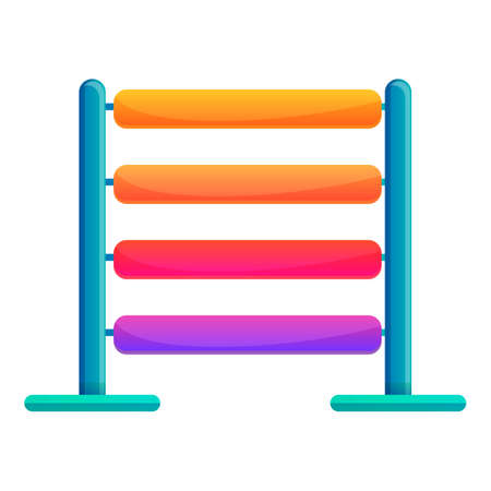 Factory textile bobine icon. Cartoon of factory textile bobine vector icon for web design isolated on white backgroundのイラスト素材