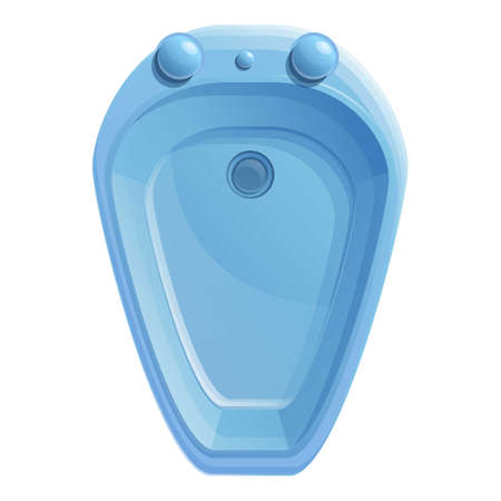 Tap bidet icon. Cartoon of tap bidet vector icon for web design isolated on white backgroundのイラスト素材