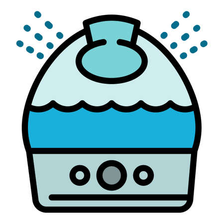 Medical humidifier icon. Outline medical humidifier vector icon for web design isolated on white backgroundのイラスト素材