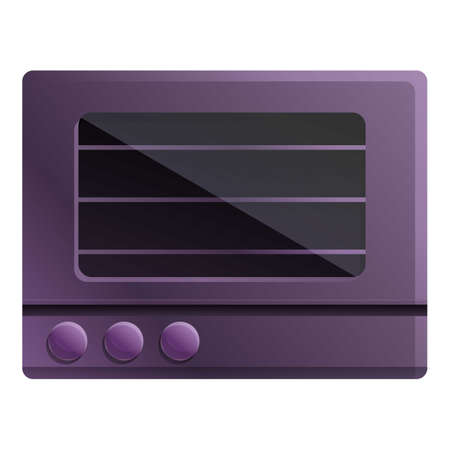 Appliance convection oven icon. Cartoon of appliance convection oven vector icon for web design isolated on white backgroundのイラスト素材