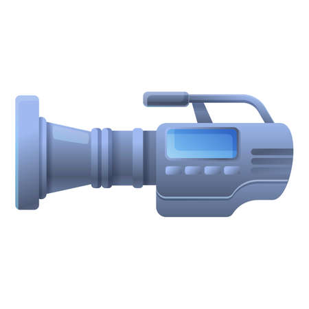 Hardware camcorder icon. Cartoon of hardware camcorder vector icon for web design isolated on white backgroundのイラスト素材