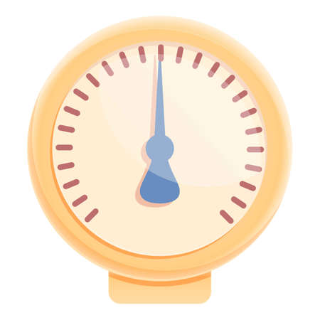 Digital manometer icon. Cartoon of digital manometer vector icon for web design isolated on white backgroundのイラスト素材