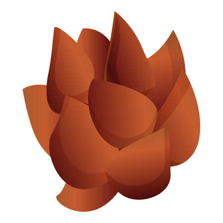 Cinnamon aroma icon. Cartoon of cinnamon aroma vector icon for web design isolated on white backgroundのイラスト素材