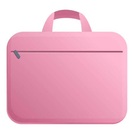 Transport laptop bag icon. Cartoon of transport laptop bag vector icon for web design isolated on white backgroundのイラスト素材