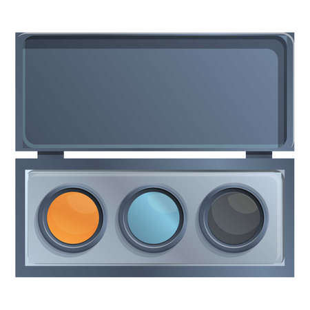 Calligraphy paint set box icon. Cartoon of calligraphy paint set box vector icon for web design isolated on white backgroundのイラスト素材