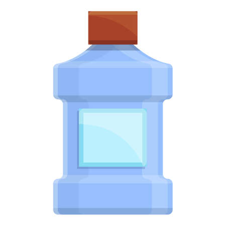 Mouth liquid care icon. Cartoon of mouth liquid care vector icon for web design isolated on white backgroundのイラスト素材