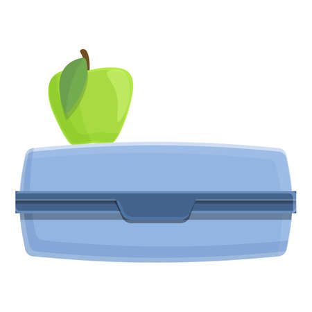 Hot lunch icon, cartoon styleのイラスト素材