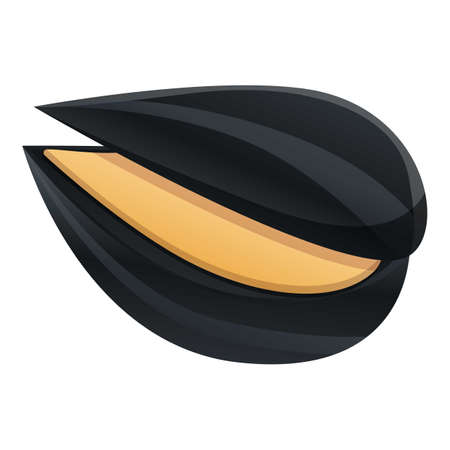 Open seed icon, cartoon styleのイラスト素材