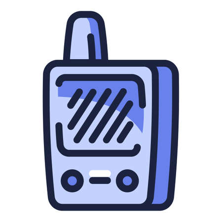 Walkie talkie icon, outline styleの写真素材