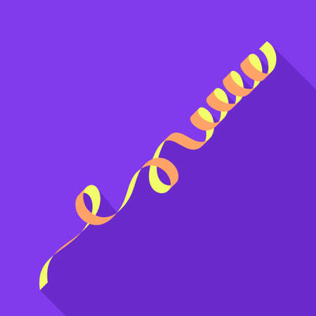 Cute serpentine icon, flat styleの写真素材