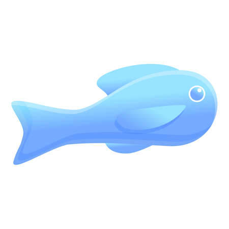 Fish bath toys icon, cartoon styleの写真素材
