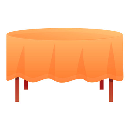 Birthday table icon, cartoon styleのイラスト素材