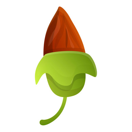 Jojoba icon, cartoon styleのイラスト素材