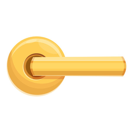 Doorway door handle icon, cartoon styleのイラスト素材