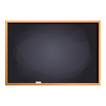 Teacher chalkboard icon, cartoon styleのイラスト素材