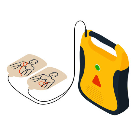 Sea safety icon, isometric style