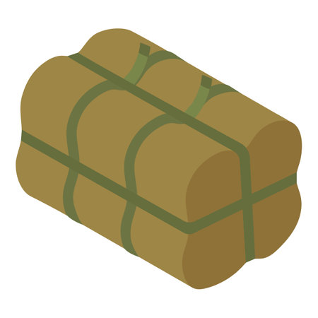 Hunting battery icon, isometric styleのイラスト素材