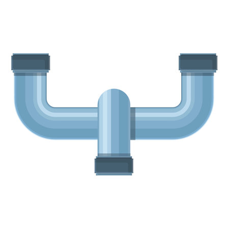 Flow pipe icon, cartoon styleのイラスト素材