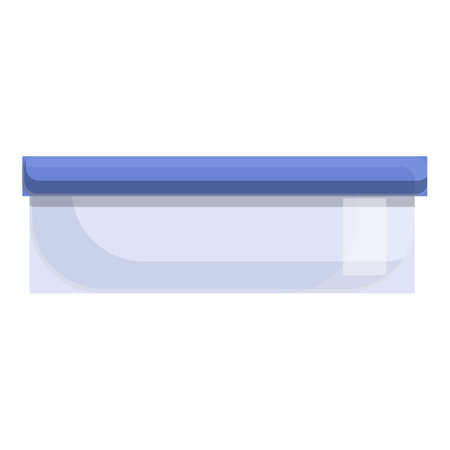 Plastic container icon, cartoon styleのイラスト素材