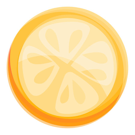 Fruit waste icon, cartoon styleのイラスト素材