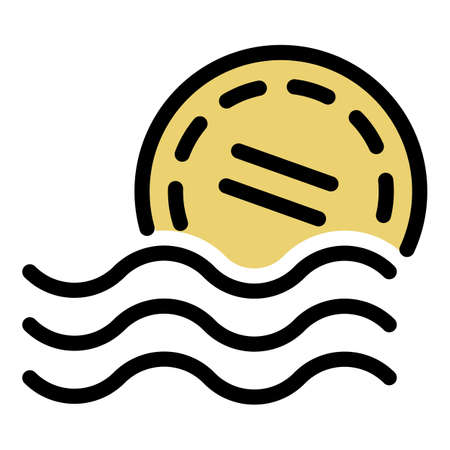 Post stamp icon, outline styleのイラスト素材