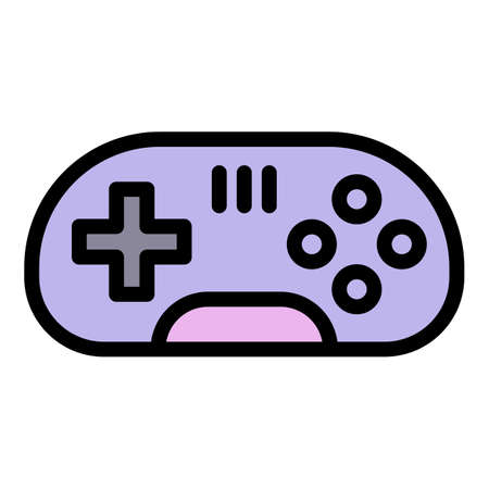 Keyboard joystick icon, outline style
