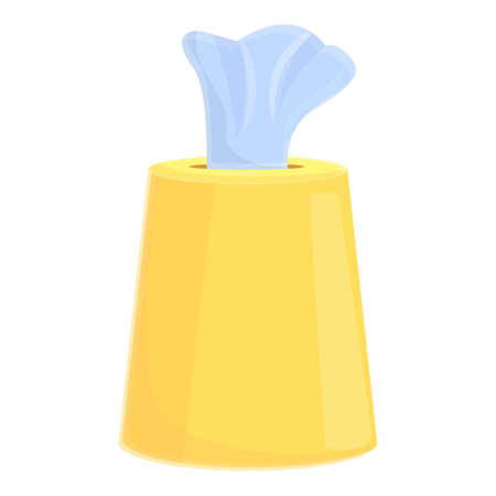 Kitchen tissue icon, cartoon styleのイラスト素材