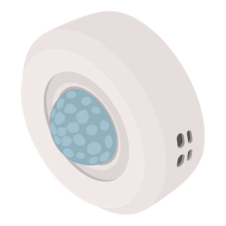 Security motion sensor icon, isometric styleのイラスト素材