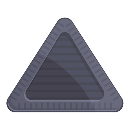 Triangular manhole icon, cartoon styleのイラスト素材