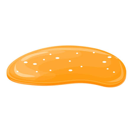 Caramel ingredient icon, cartoon styleのイラスト素材