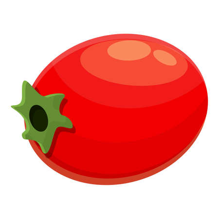 Summer hawthorn icon, cartoon styleのイラスト素材