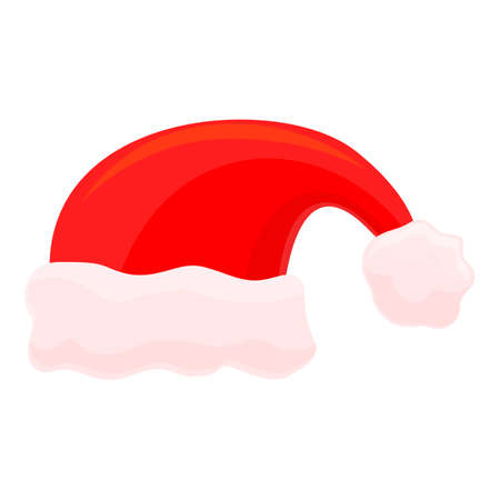 Hat christmas candy icon, cartoon styleのイラスト素材
