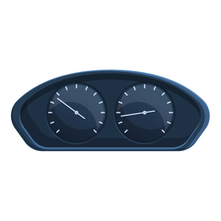Car dashboard icon. Cartoon of Car dashboard vector icon for web design isolated on white backgroundのイラスト素材