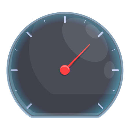 Car equipment dashboard icon. Cartoon of Car equipment dashboard vector icon for web design isolated...