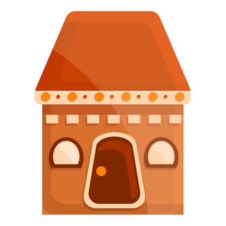 Season gingerbread icon. Cartoon of season gingerbread vector icon for web design isolated on white backgroundのイラスト素材