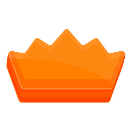 Baking mold icon. Cartoon of baking mold vector icon for web design isolated on white backgroundのイラスト素材