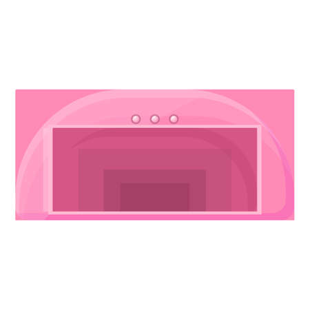 Nail manicure dryer icon. Cartoon of Nail manicure dryer vector icon for web design isolated on white backgroundのイラスト素材