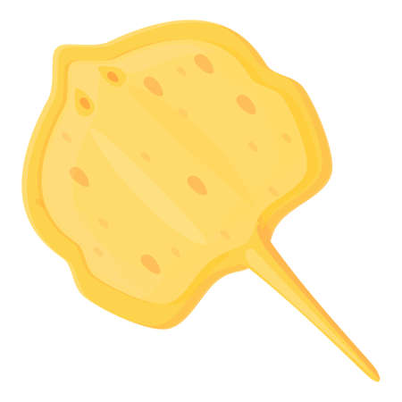 Stingray icon. Cartoon of Stingray vector icon for web design isolated on white backgroundのイラスト素材